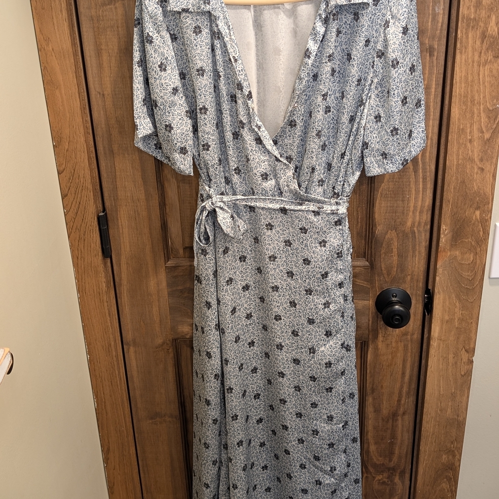 Floral Wrap Dress